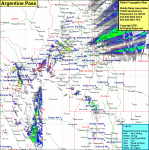 heat map radio coverage Argentine Pass